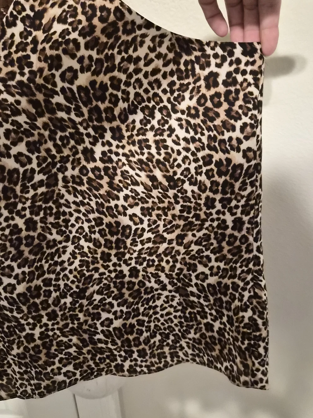 MELROSE and MARKET Women's Leopard Print Cami Tank Top with Lace Trim (Size 2X)